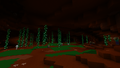Mars caves lit with Glowstone Torch