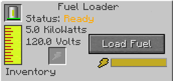 Fuel Loader interface